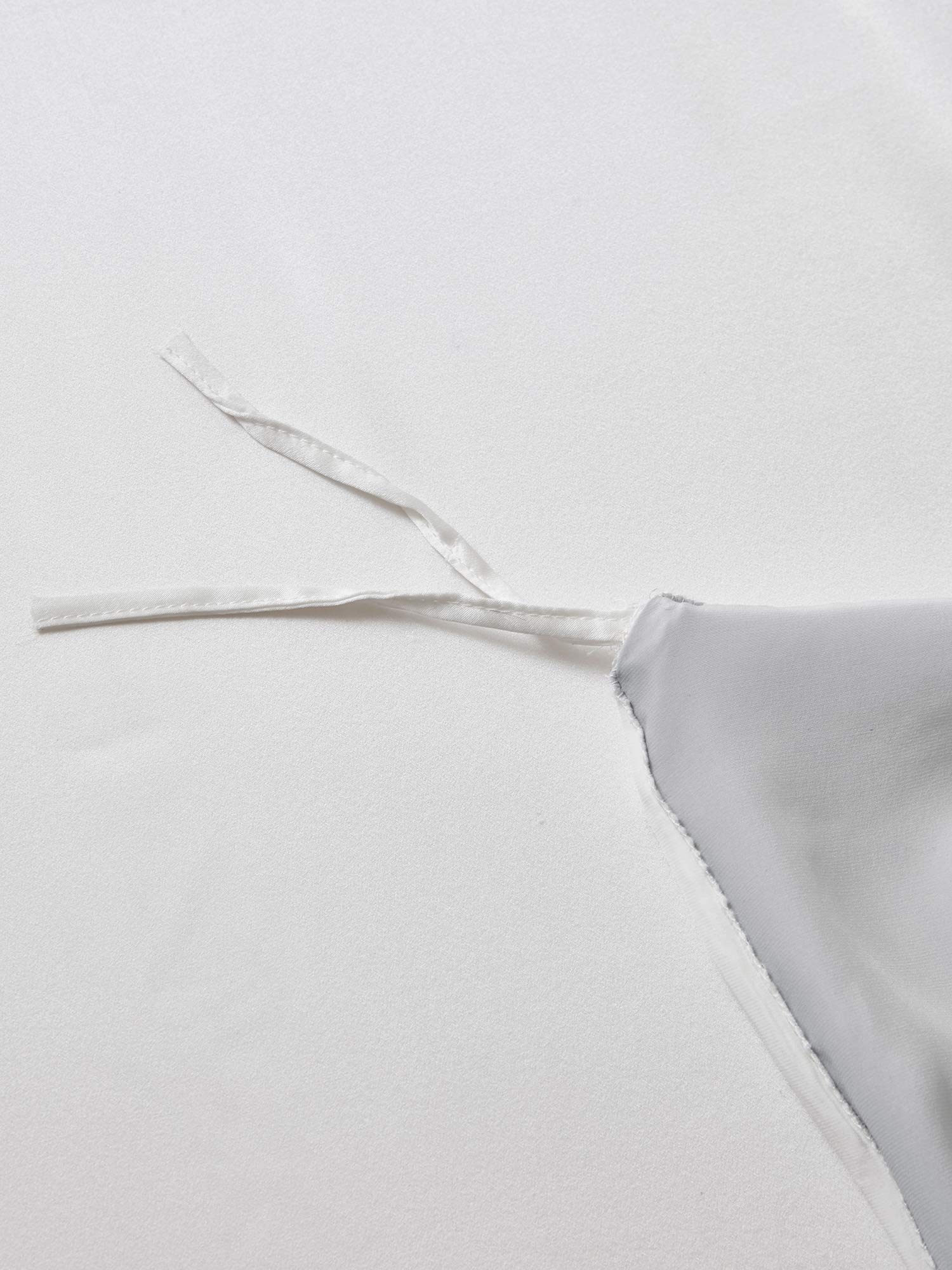 [Lichtgrijs+Wit] SilkSilky-NL 22Momme Bedding Set 006