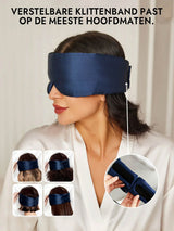 [Donkerblauw] SilkSilky-NL Oogmasker 004
