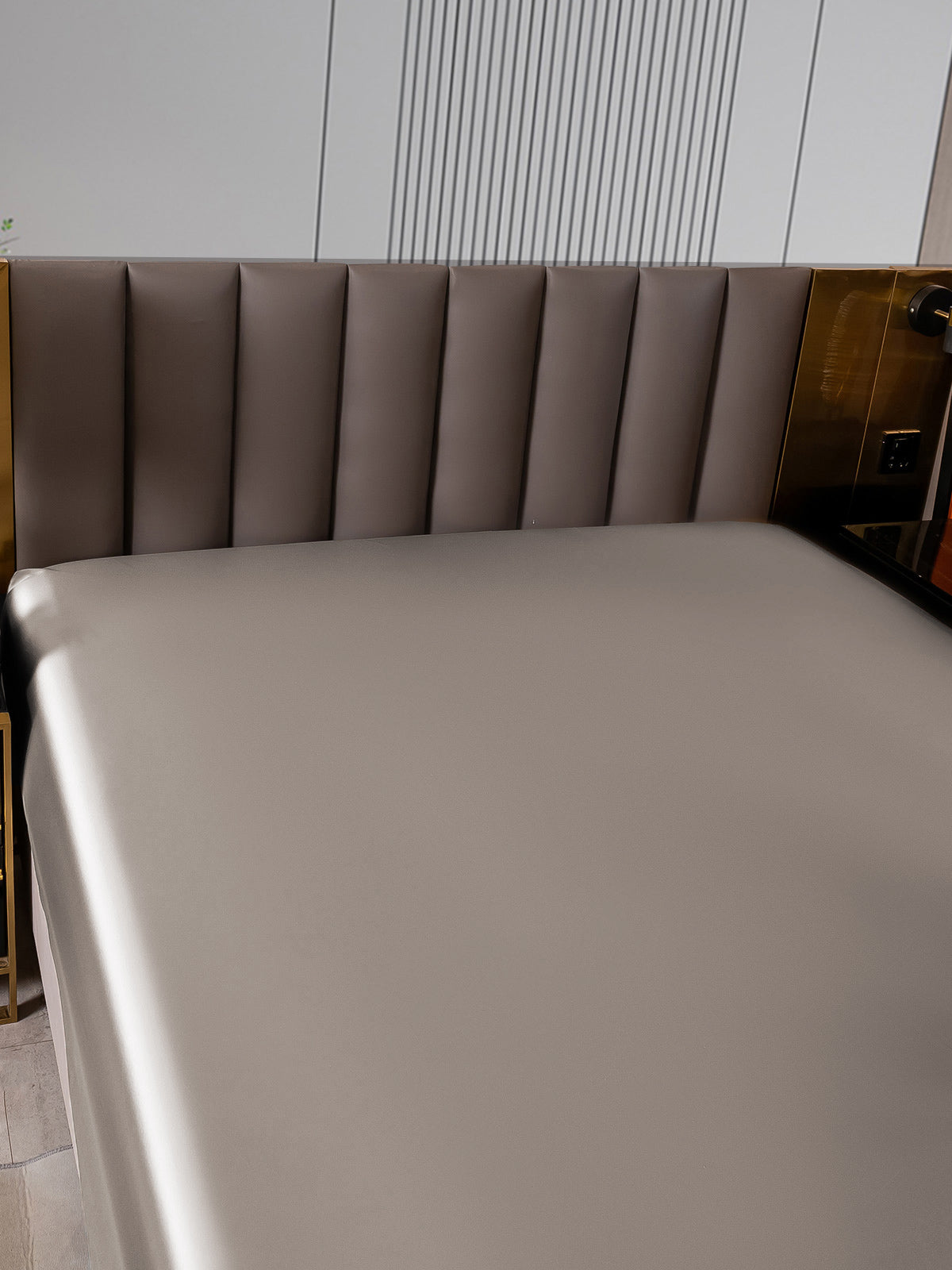 [Grijs] SilkSilky-NL 22Momme Sheet 007