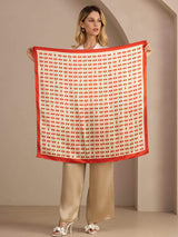 [Beige Kers] SilkSilky-NL Scarf 003
