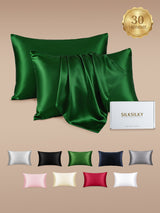 [Donkergroen] SilkSilky-NL 30Momme Pillowcase 001