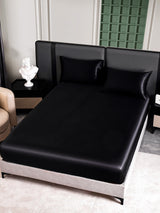 [Zwart] SilkSilky-NL 25Momme Bedding Set 005