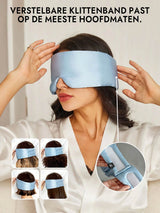 [Lichtblauw] SilkSilky-NL Oogmasker 004
