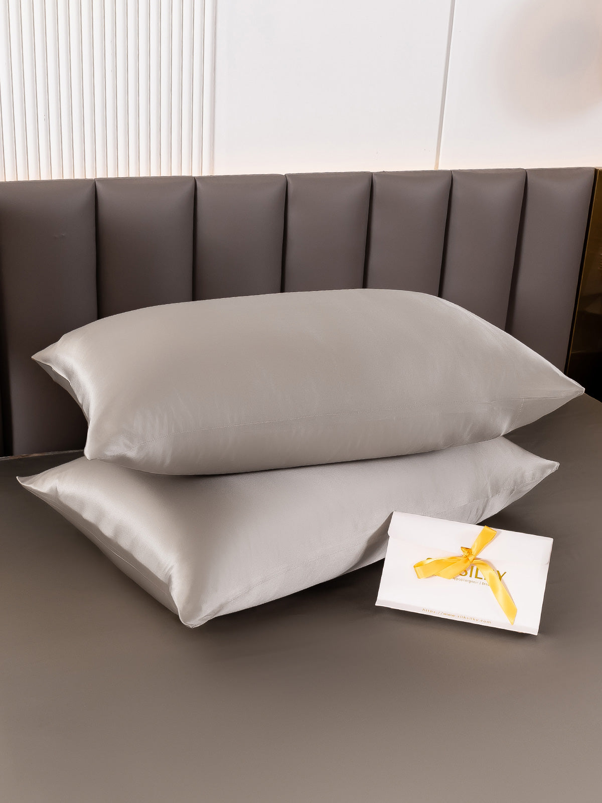 [Grijs] SilkSilky-NL 22Momme Pillowcase 003
