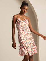 [Kers] SilkSilky-NL Spaghetti Strap V Neck Jurk 005