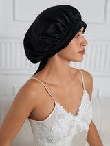 [Zwart] SilkSilky-NL Slaapmutsen 004