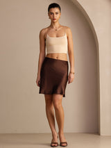 [Koffie] SilkSilky-NL Skirt 006