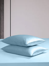 [Lichtblauw] SilkSilky-NL 19Momme Bedding Set 004