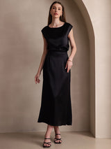 [Zwart] SilkSilky-NL 19Momme Rok 007