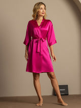[Rode Roos] SilkSilky-NL 3/4 Sleeve Dames Kamerjas 006