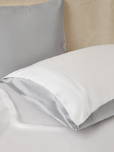 [Lichtgrijs+Wit] SilkSilky-NL 19Momme Bedding Set 004