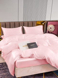 SilkSilky NL 22Momme Pure Silk Bedding Set Roze 004