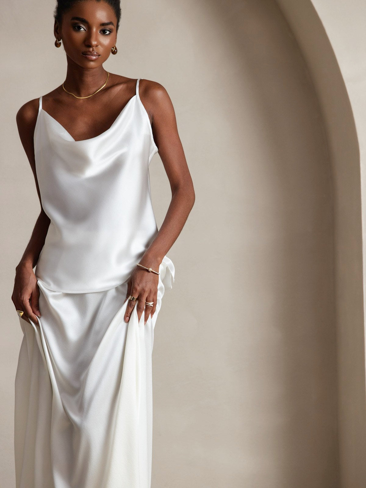 [Wit] SilkSilky-NL 19Momme Zijde Camisoles 003