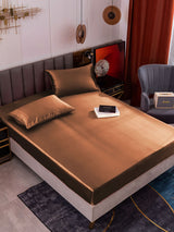 [Koffie] SilkSilky-NL 19Momme Bedding Set 001