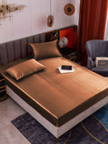 SilkSilky NL 19Momme Pure Silk Bedding Set Koffie 001