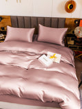 SilkSilky NL 19Momme Pure Silk Bedding Set BleekMauve 003