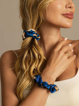 [Navy Draak] SilkSilky-NL Scrunchie 005