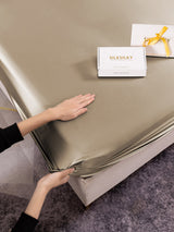 [Khaki] SilkSilky-NL 19Momme Bedding Set 003