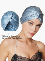 [Staal Blauw] SilkSilky-NL Slaapmutsen 004