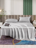 SilkSilky NL 25Momme Pure Silk Bedding Set Zilver 001