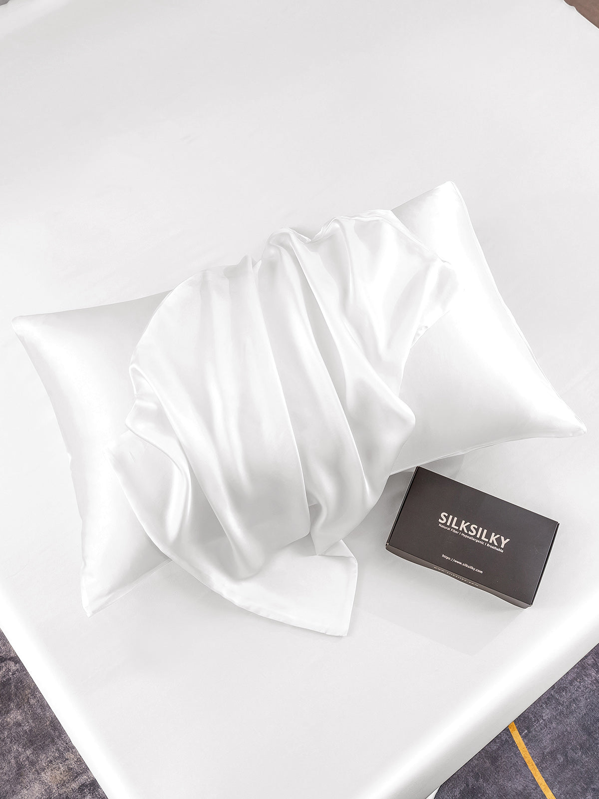 SilkSilky NL 22Momme Pure Silk Pillowcase Wit 004