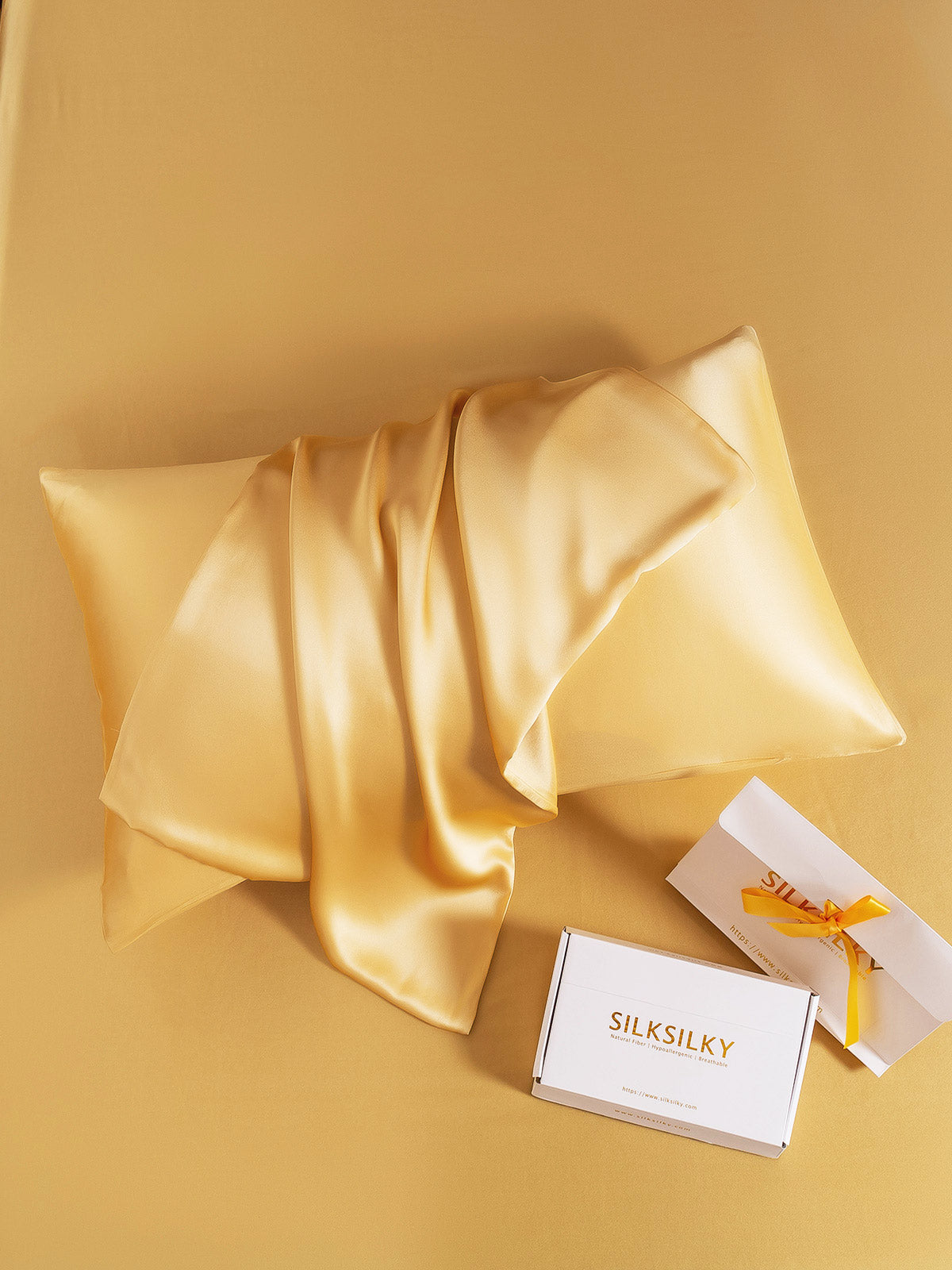 [Champagne] SilkSilky-NL 19Momme Pillowcase 005