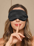 SilkSilky-NL 19Momme Eye Mask Zwart 004