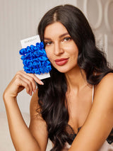 [Blauw] SilkSilky-NL Scrunchie 001
