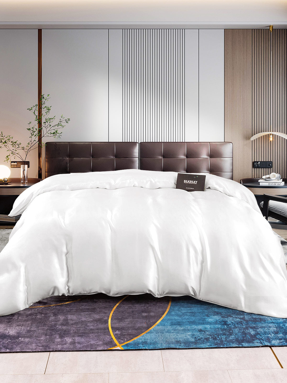 [Wit] SilkSilky-NL 22Momme Duvet Cover 001