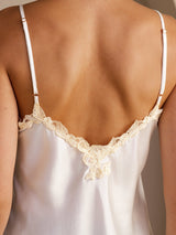 [Roze] SilkSilky-NL Spaghetti Strap V Neck Cami-Top 005