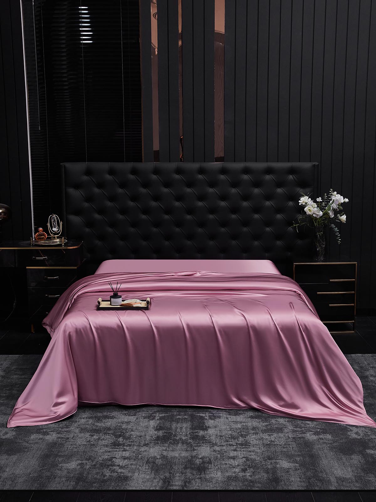[Mauve Orchidee] SilkSilky-NL 19Momme Duvet Cover 002