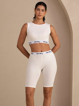 [Wit] SilkSilky-NL Sleeveless Crew Neck Cami-Top 003