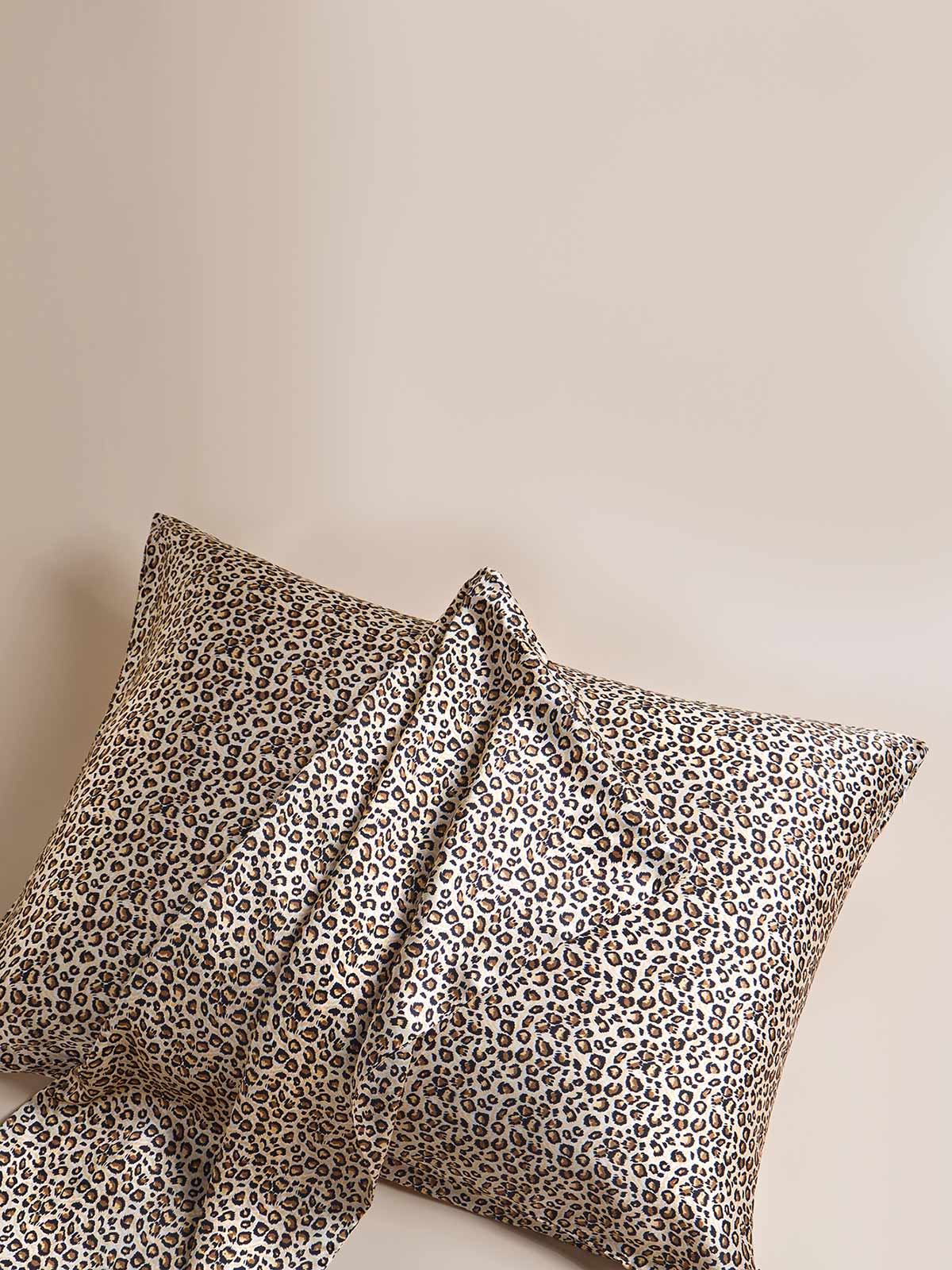 [Leopard] SilkSilky-NL 19Momme Pillowcase 004