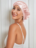 SilkSilky NL Pure Silk Sleep Cap Roze 001