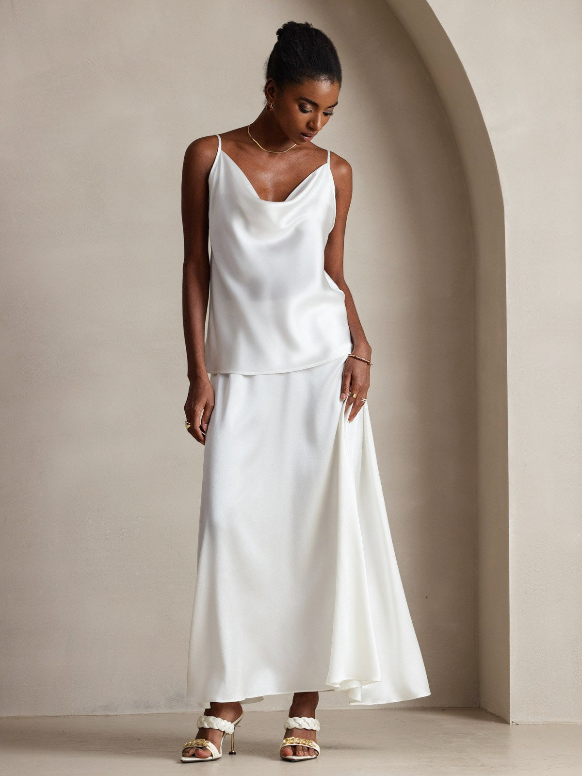 [Wit] SilkSilky-NL 19Momme Zijde Camisoles 008