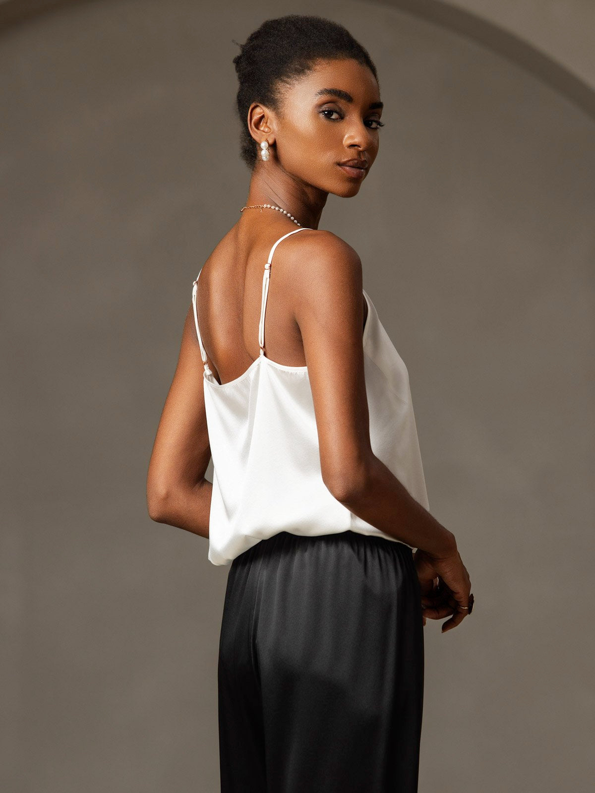 [Wit] SilkSilky-NL 19Momme Zijde Camisoles 004