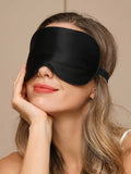 SilkSilky NL 19Momme Pure Silk Eye Mask Zwart 003