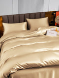 SilkSilky NL 22Momme Pure Silk Bedding Set Beige 004