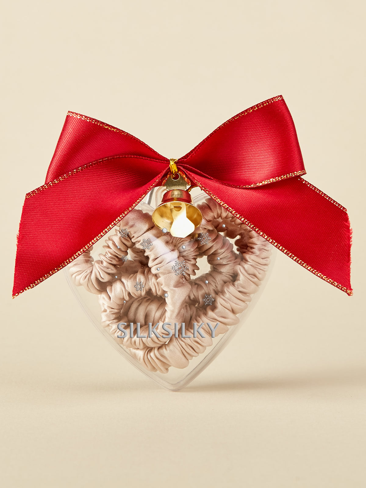 [Beige] SilkSilky-NL Scrunchie 001