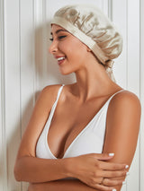 [Beige] SilkSilky-NL Slaapmutsen 003