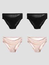 [Zwart+Beige] SilkSilky-NL Ondergoed 003