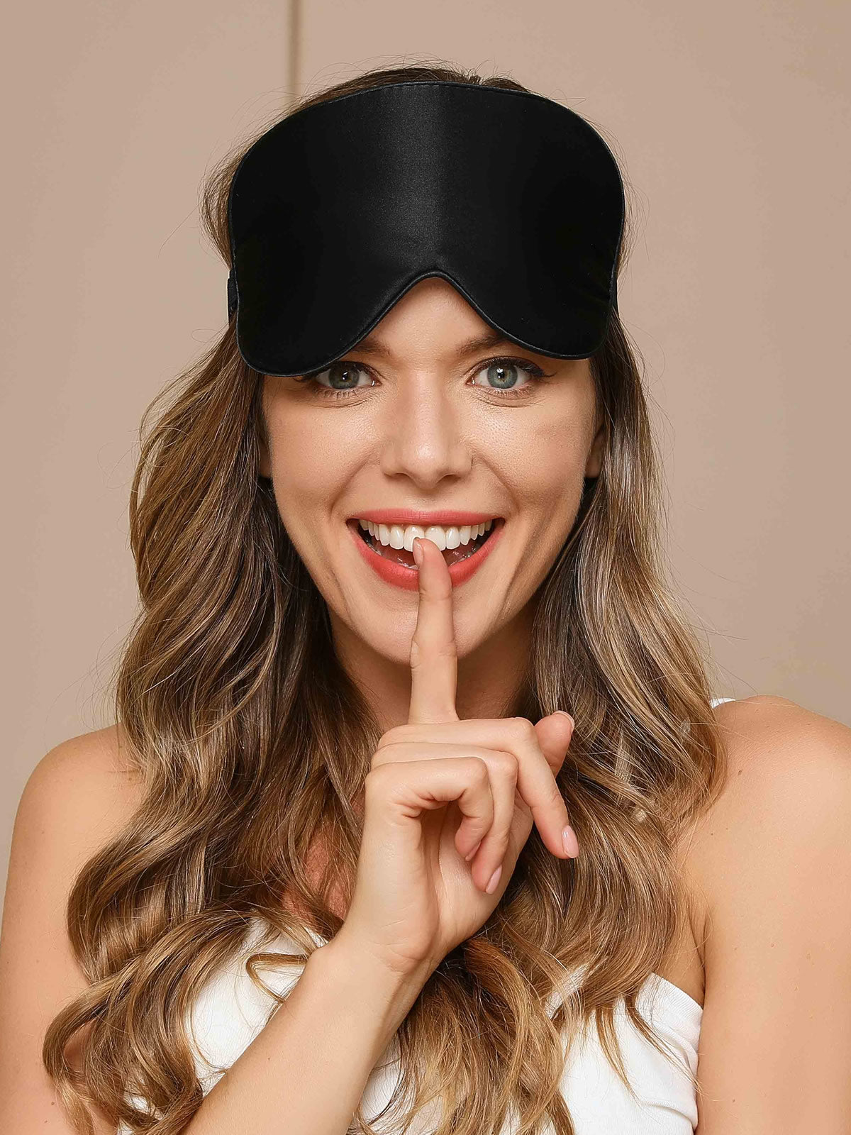 [Zwart] SilkSilky-NL 19Momme Eye Mask 001