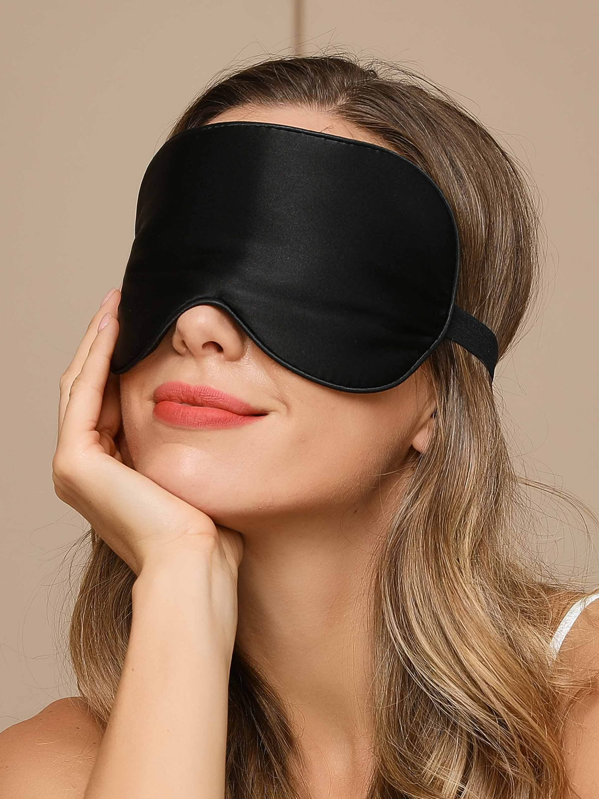 [Zwart] SilkSilky-NL 19Momme Eye Mask 003
