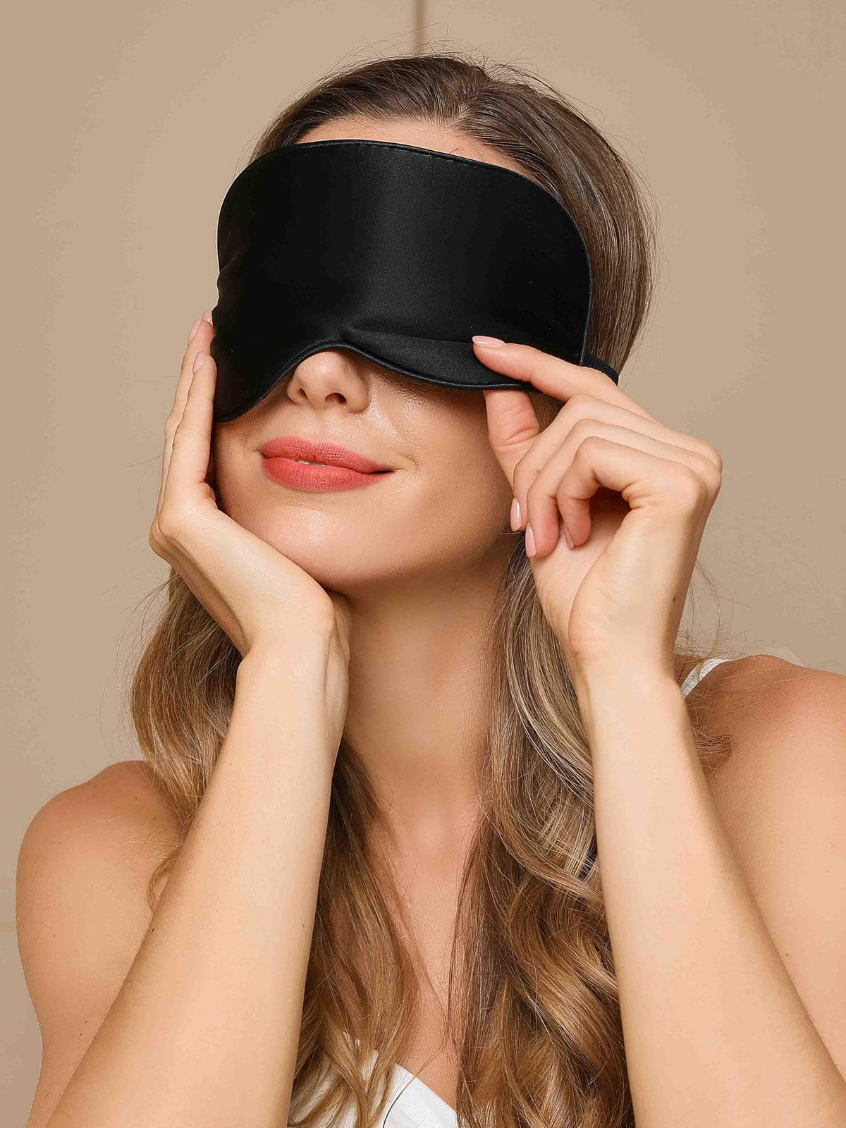 [Zwart] SilkSilky-NL 19Momme Eye Mask 004