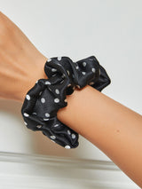 [Zwart] SilkSilky-NL 19Momme Scrunchie 001