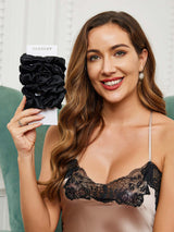 [Zwart] SilkSilky-NL Scrunchie 002