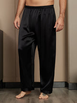 [Zwart] SilkSilky-NL Mens Sleep Bottoms 001