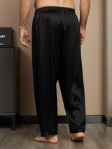 [Zwart] SilkSilky-NL Mens Sleep Bottoms 002