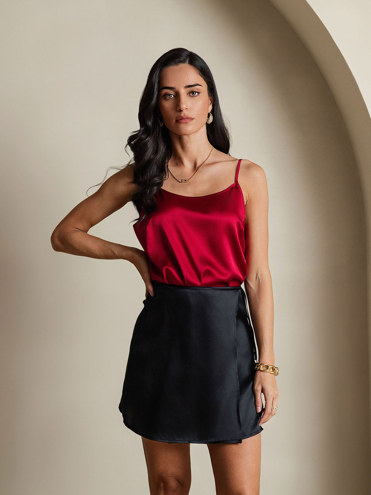 [Zwart] SilkSilky-NL Skirt 004