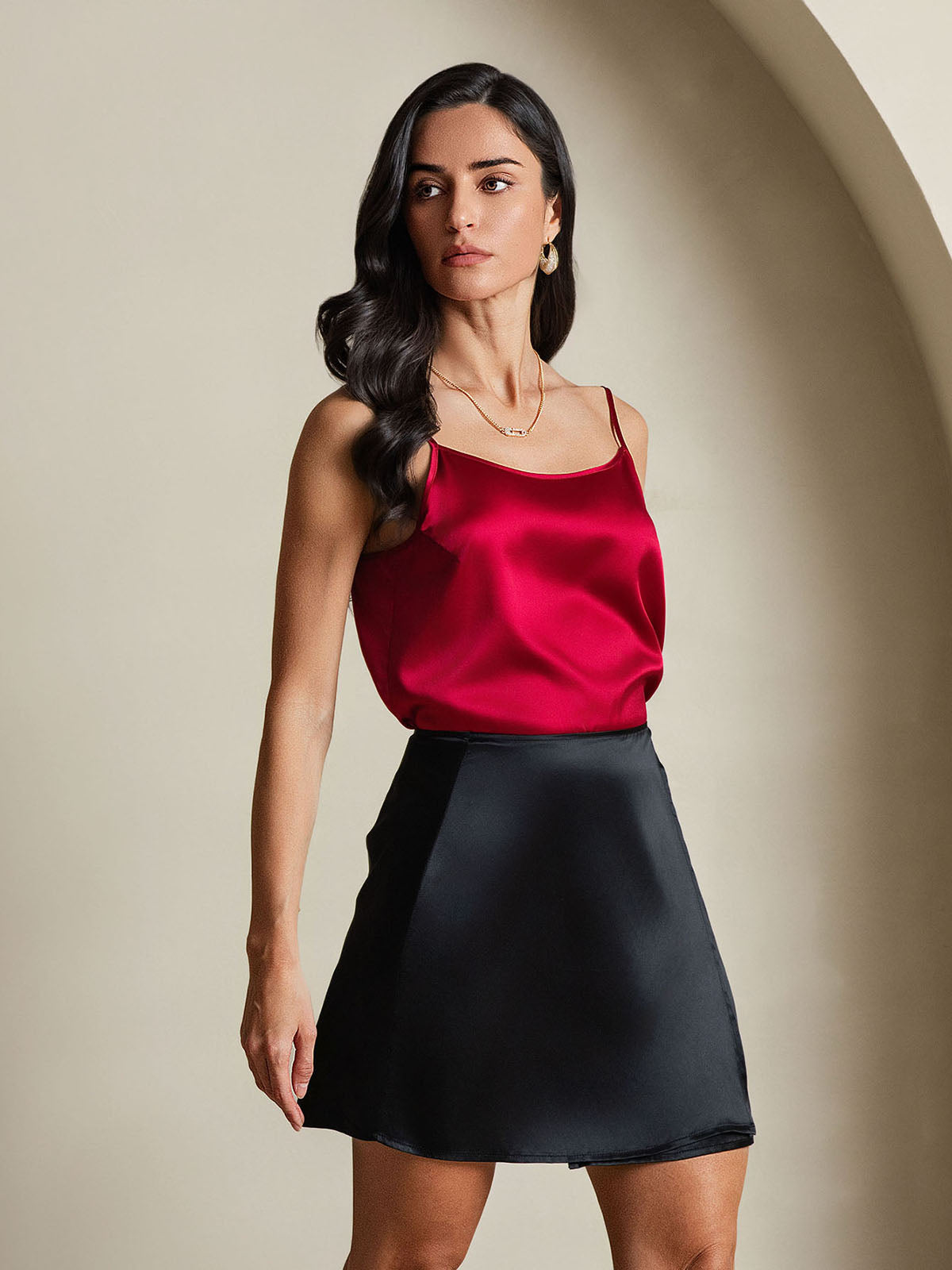 [Zwart] SilkSilky-NL Skirt 006